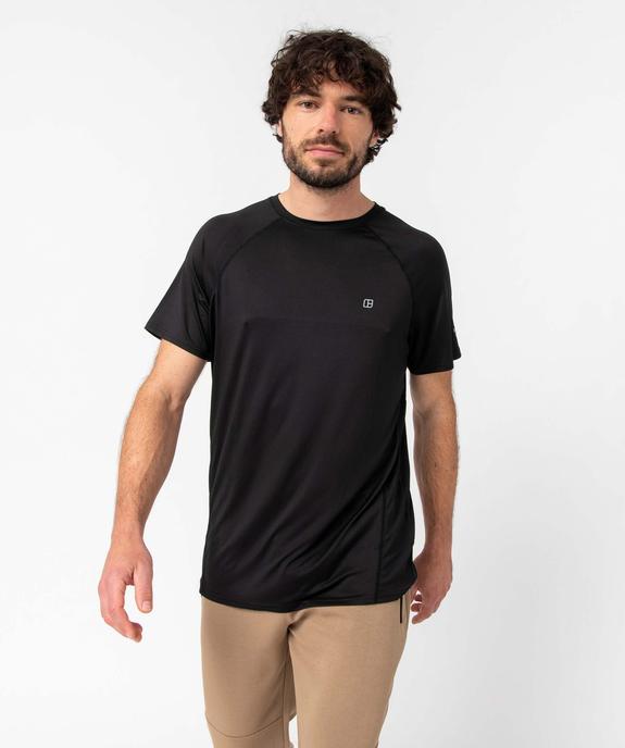 Tee-shirt homme à manches courtes en matière respirante vue1 - GEMO (HOMME) - GEMO