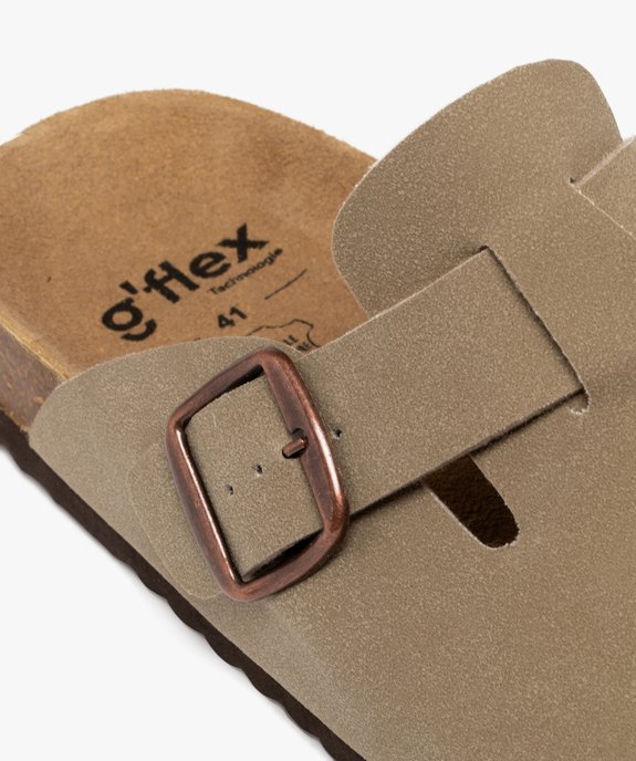Sabots avec semelle intérieure cuir ergonomique homme vue6 - G'FLEX - GEMO