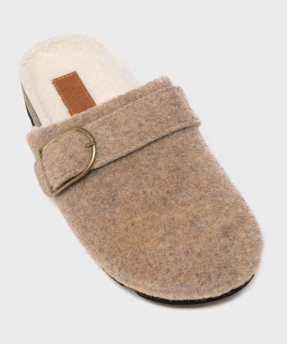 Chaussons sabots doublés sherpa femme - Roadsign vue5 - ROADSIGN D - GEMO