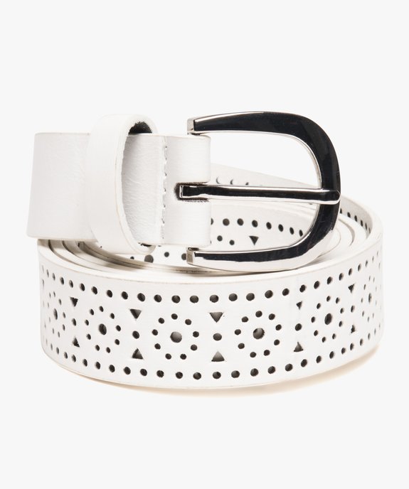 Ceinture femme à motifs ajourés vue1 - GEMO (ACCESS) - GEMO