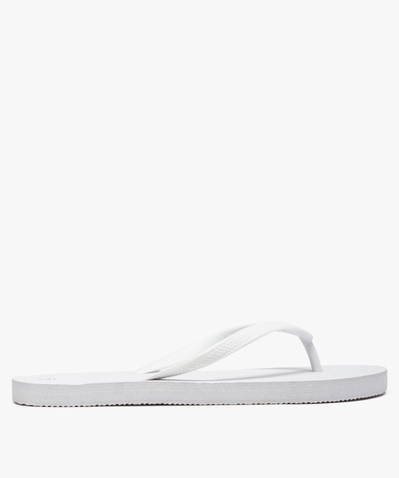 Tongs femme unies vue2 - GEMO (PLAGE) - GEMO