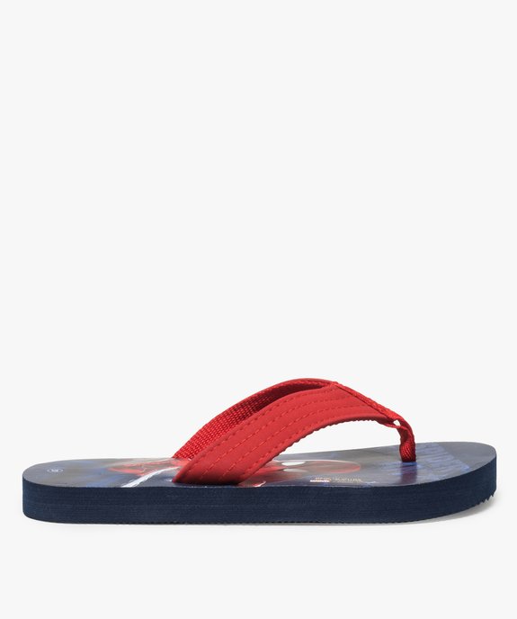 Tongs garçon Spiderman avec entre-doigts en textile vue2 - SPIDERMAN - GEMO