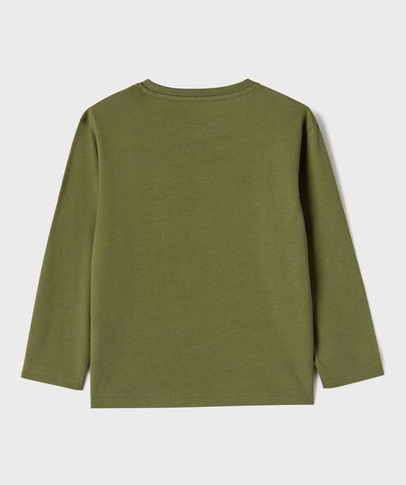 Tee-shirt manches longues avec large motif garçon vue6 - GEMO 4G GARCON - GEMO