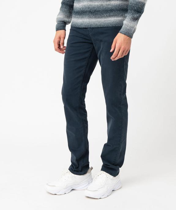 Pantalon slim stretch 5 poches homme vue1 - GEMO 4G HOMME - GEMO