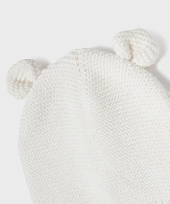 Bonnet de naissance avec oreilles vue2 - GEMO(BB COUCHE) - GEMO