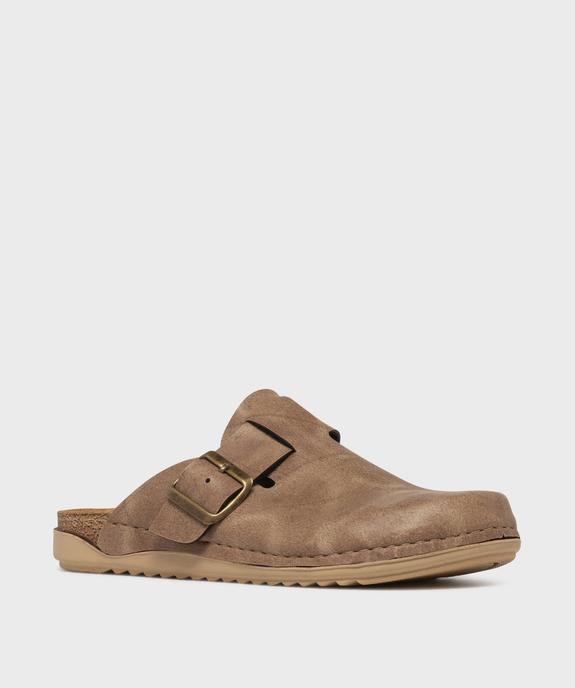 Sabots semelle intérieure cuir confort ultra légères femme - G'flex vue2 - G'FLEX - GEMO