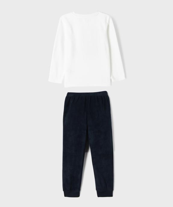 Pyjama en maille polaire bicolore avec motif animaux garçon vue4 - GEMO (ENFANT) - GEMO