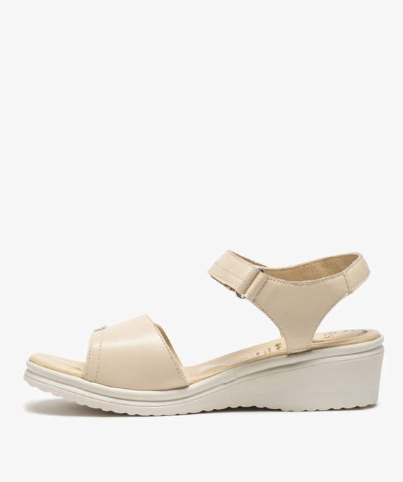 Sandales femme confort à brides scratch – 5 Zones vue3 - 5 REFLEX ZONES - GEMO