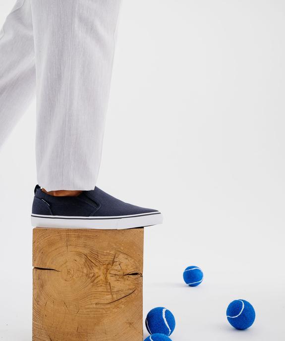 Baskets en toile à enfiler style slippers homme - Urban Steps vue1 - URBAN STEPS - GEMO