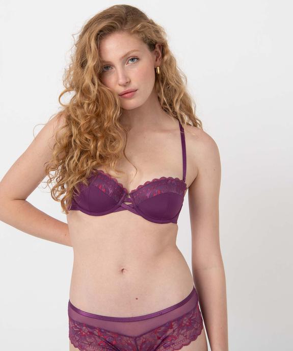 Soutien-gorge bandeau avec bretelles amovibles vue1 - GEMO(HOMWR FEM) - GEMO