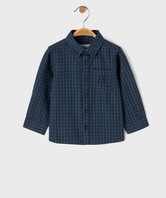 Chemise à carreaux bébé garçon - LuluCastagnette vue1 - LULUCASTAGNETTE - GEMO