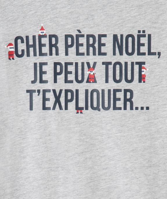 Tee-shirt garçon à manches courtes avec motif de Noël vue2 - GEMO (JUNIOR) - GEMO