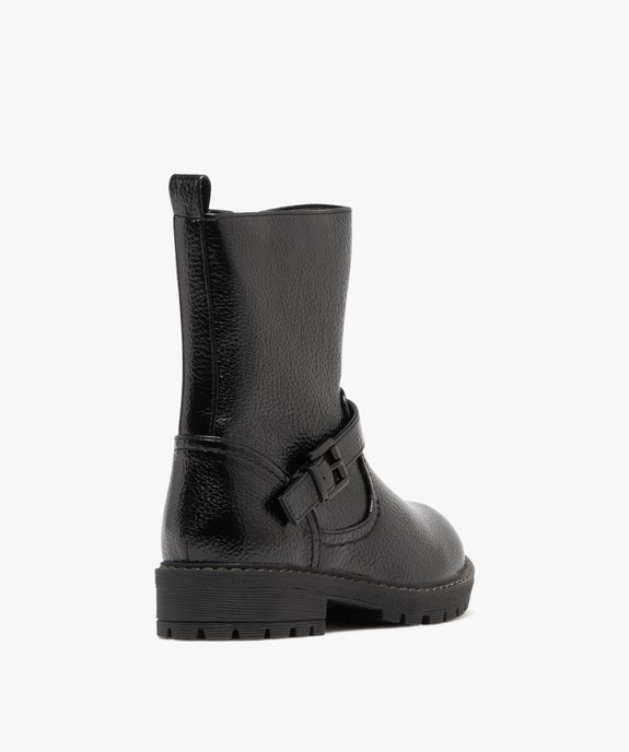 Bottines esprit biker en matière brillante fille - Lovely Wings vue4 - LOVELY WINGS - GEMO