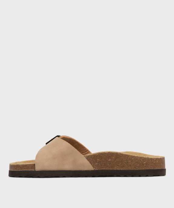 Mules 1 bride à boucle et semelle intérieure cuir femme - Valentina Baldano vue3 - VALENTINA BALDA - GEMO