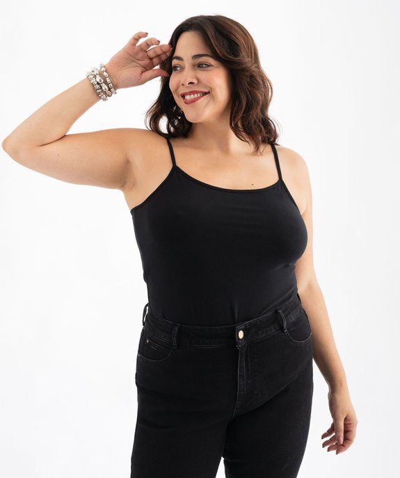 Débardeur femme grande taille uni à fines bretelles  vue5 - GEMO 4G GT - GEMO