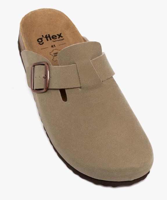 Sabots avec semelle intérieure cuir ergonomique homme vue5 - G'FLEX - GEMO