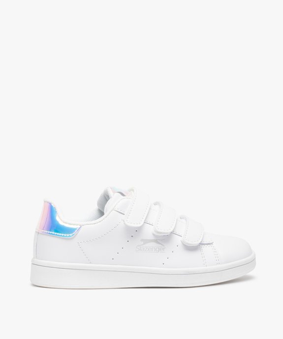 Baskets fille unies à scratchs et détails irisés - Slazenger vue1 - SLAZENGER - GEMO