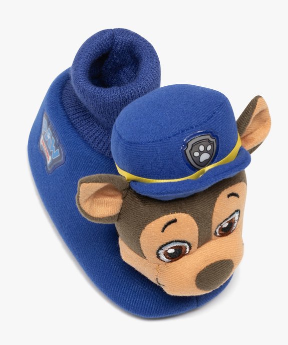 Chaussons garçon en volume Chase avec col chaussette - Pat Patrouille vue5 - PAT PATROUILLE - GEMO