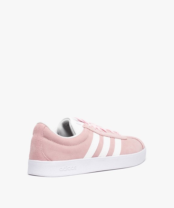 Baskets femme bicolores à lacets - Adidas VL Court vue4 - ADIDAS - GEMO