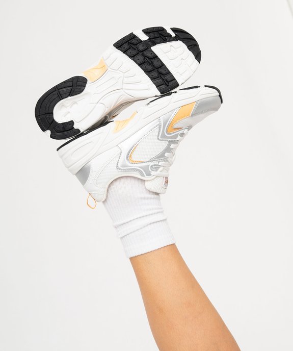 Baskets femme tricolores style running - Camps United vue1 - CAMPS - GEMO