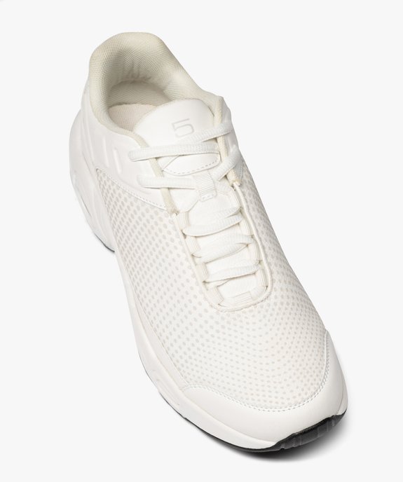 Baskets running en mesh renforcé avec semelle à bulle d'air homme  vue6 - 5 MILES - GEMO