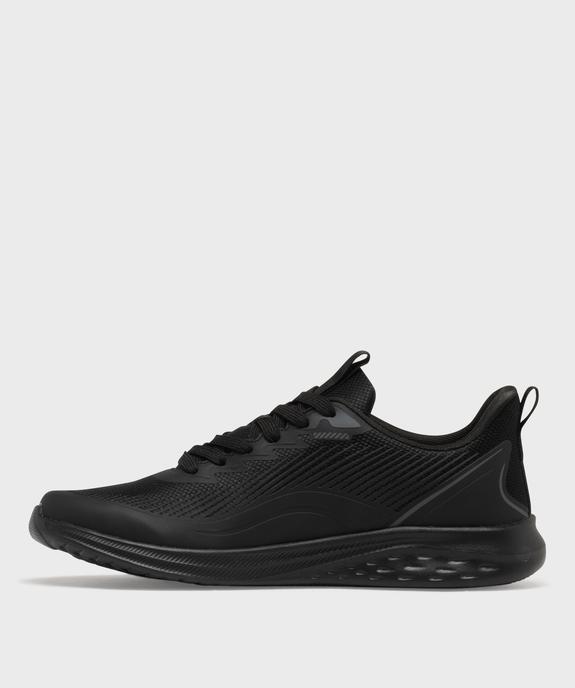 Baskets basses de running ultra légères homme vue3 - 5 MILES - GEMO