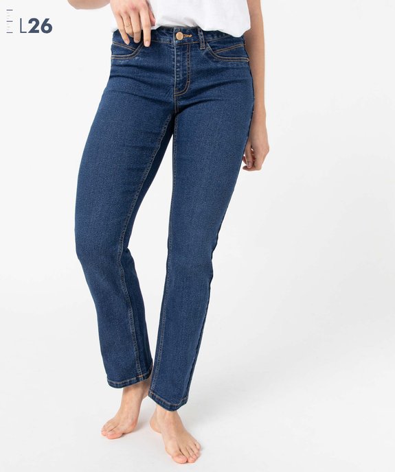 Jean coupe Regular taille normale femme - L26 vue1 - GEMO 4G FEMME - GEMO