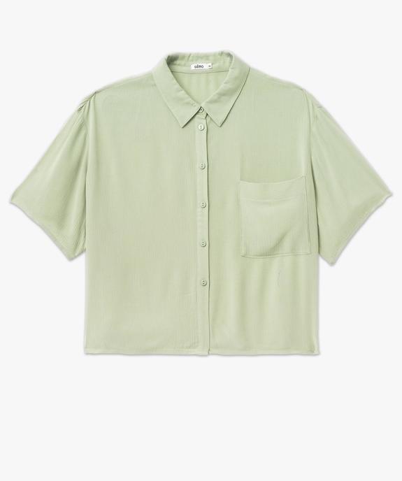 Chemise manches courtes ample et fluide femme vue4 - GEMO 4G FEMME - GEMO
