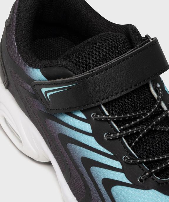 Baskets running fermeture scratch avec semelle bulle garçon - 5 Miles vue6 - 5 MILES GEMO FOR GOOD - GEMO
