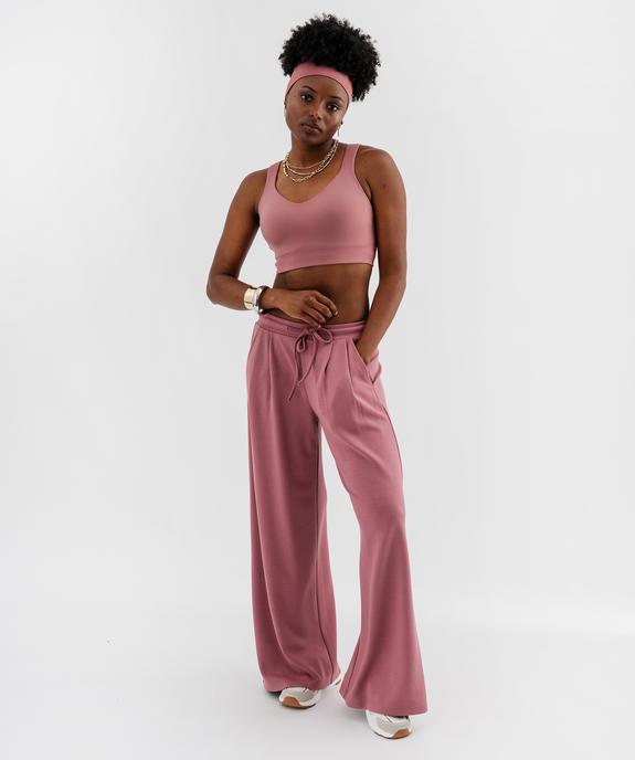 Brassière à larges bretelles avec dos travaillé vue5 - GEMO(HOMWR FEM) - GEMO
