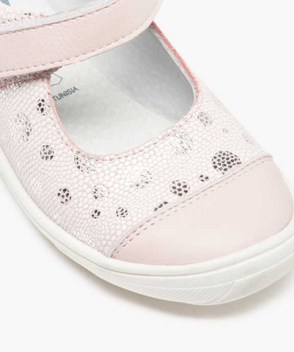 Babies fille à scratch dessus cuir à pois brillants – NA! vue6 - NA! - GEMO