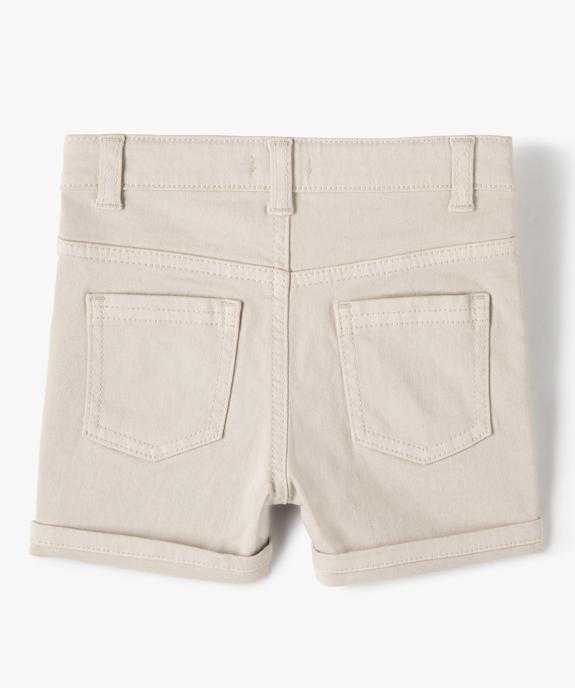 Short bébé garçon en toile de coton vue3 - GEMO(BEBE DEBT) - GEMO