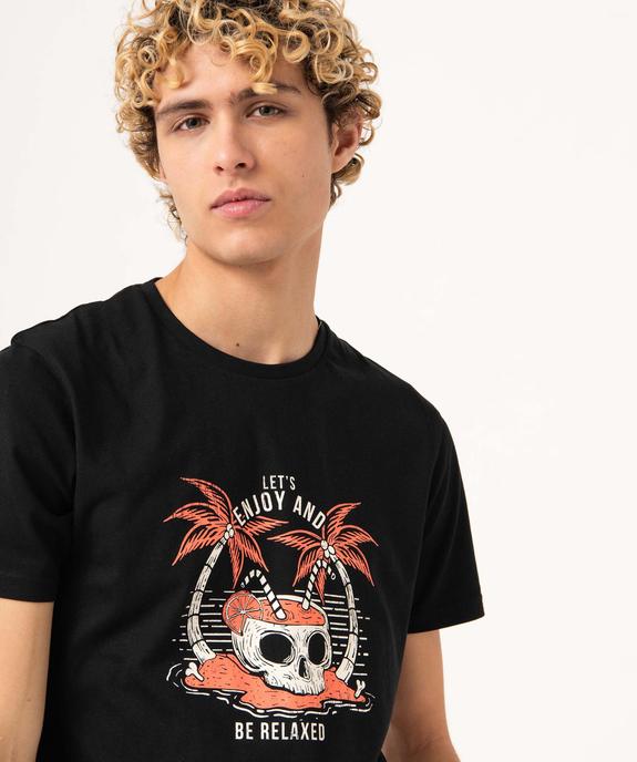 Tee-shirt homme manches courtes imprimé original vue4 - GEMO 4G HOMME - GEMO