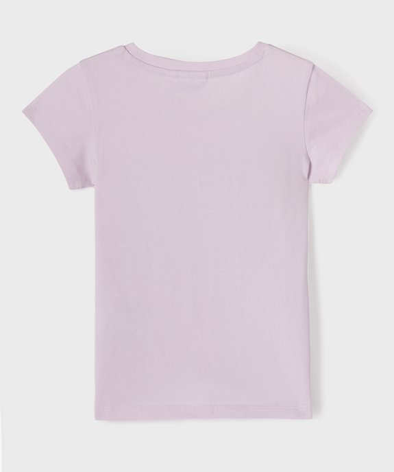 Tee-shirt manches courtes avec motif Stitch fille - Disney vue3 - LILO & STITCH - GEMO