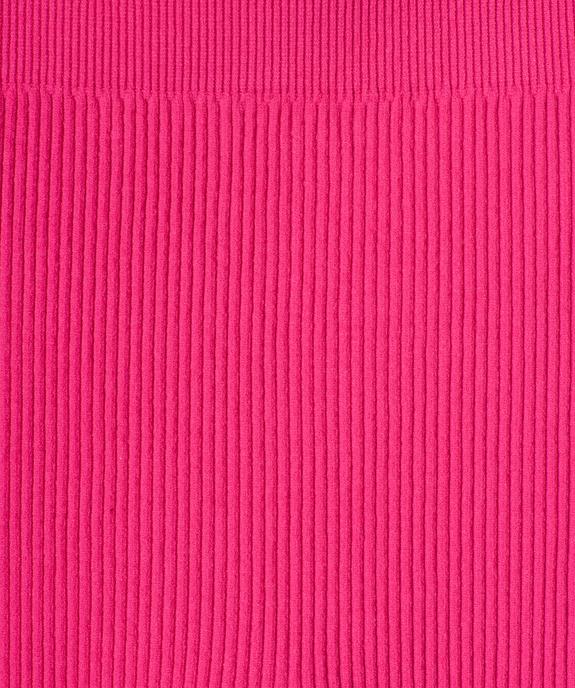 Legging de sport court en maille côtelée sans coutures fille vue2 - GEMO (ENFANT) - GEMO