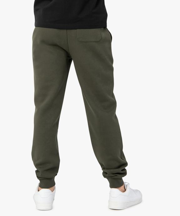 Pantalon de jogging molletonné homme vue3 - GEMO 4G HOMME - GEMO