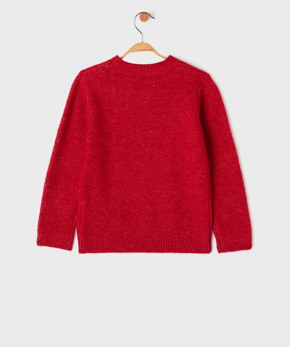 Pull de Noël en maille douce et chaude fille vue4 - GEMO (ENFANT) - GEMO