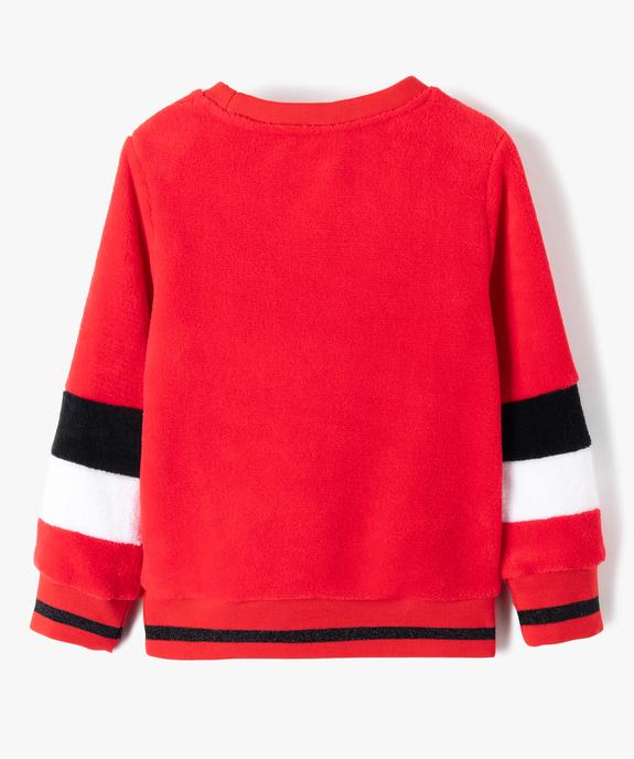 Sweat fille en matière peluche Ladybug - Miraculous vue3 - MIRACULOUS - GEMO