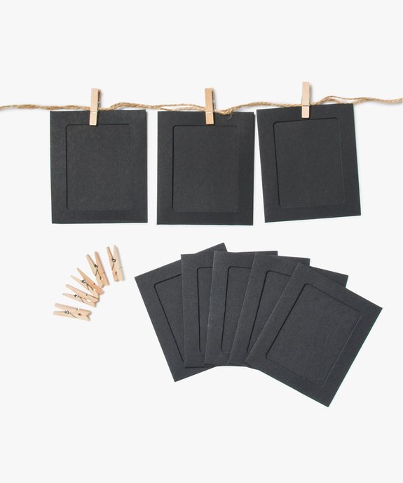 Cadres photos en carton (lot de 8) vue1 - GEMO (ACCESS) - GEMO
