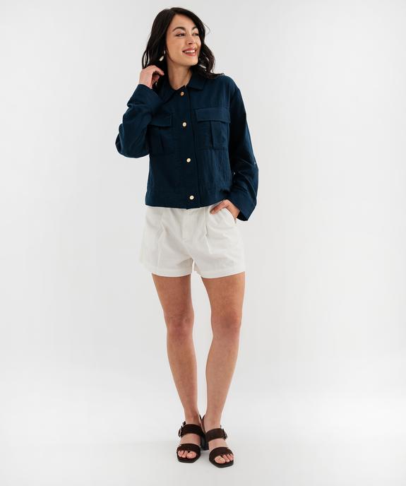 Blouson fluide avec bas ajustable femme - LuluCastagnette vue6 - LULUCASTAGNETTE - GEMO