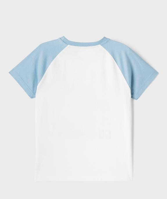 Tee-shirt manches courtes à motif sportif garçon vue3 - GEMO 4G GARCON - GEMO