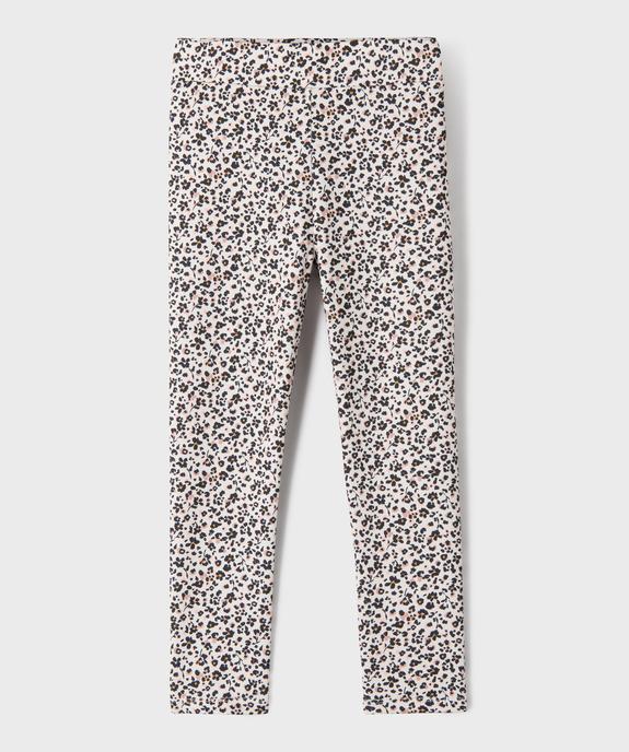 Legging de sport à motif fleuris fille vue1 - GEMO 4G FILLE - GEMO