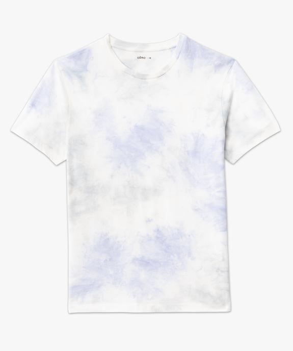Tee-shirt à manches courtes effet tie and dye homme vue4 - GEMO (HOMME) - GEMO