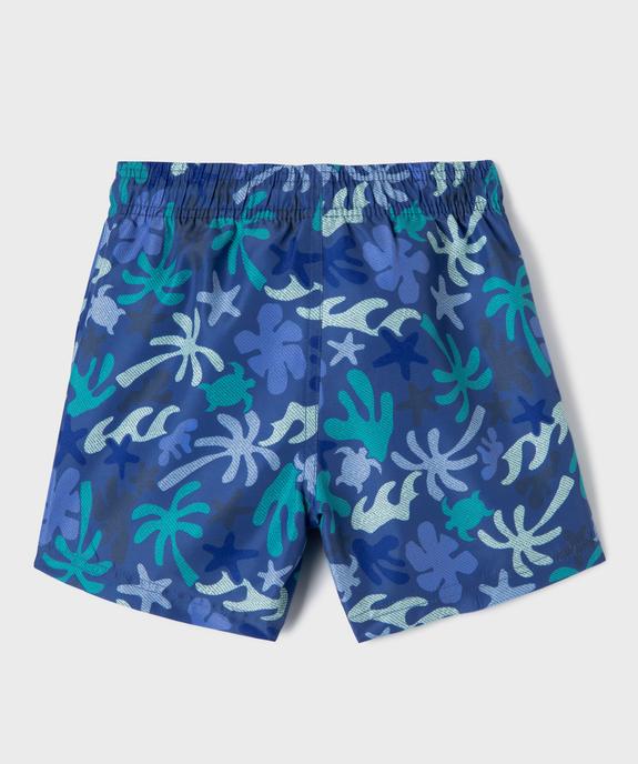 Short de surf à motifs exotiques garçon vue3 - GEMO (ENFANT) - GEMO