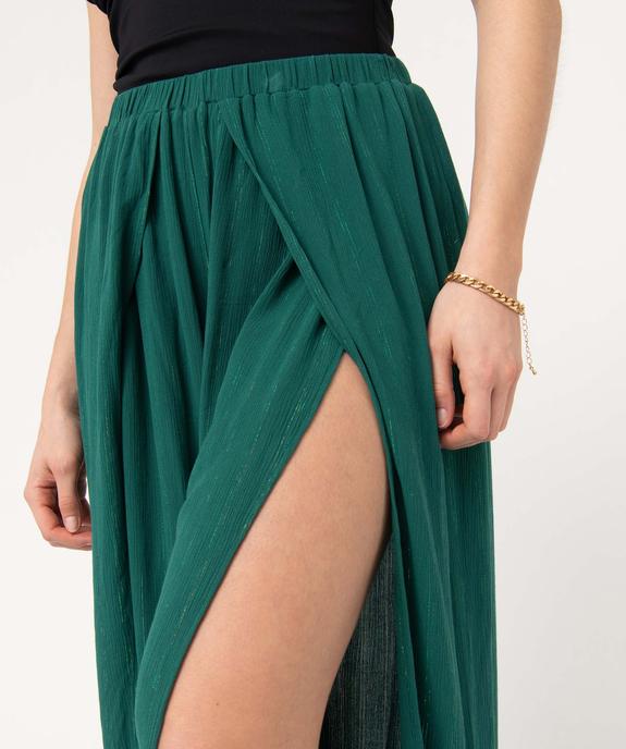 Pantalon de plage femme ouvert sur l’avant vue2 - GEMO 4G FEMME - GEMO