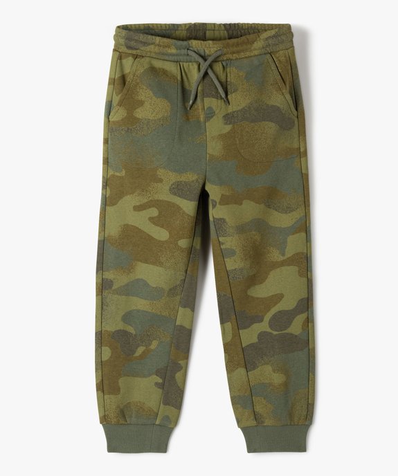 Pantalon de jogging garçon en molleton chaud vue2 - GEMO (ENFANT) - GEMO