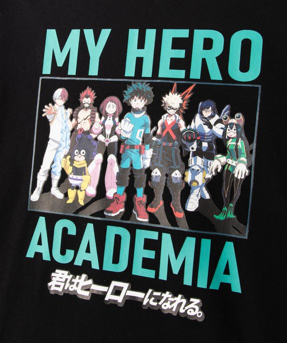 Tee-shirt garçon à manches longues avec motif - My Hero Acadomia vue2 - MY HERO ACADEMIA - GEMO