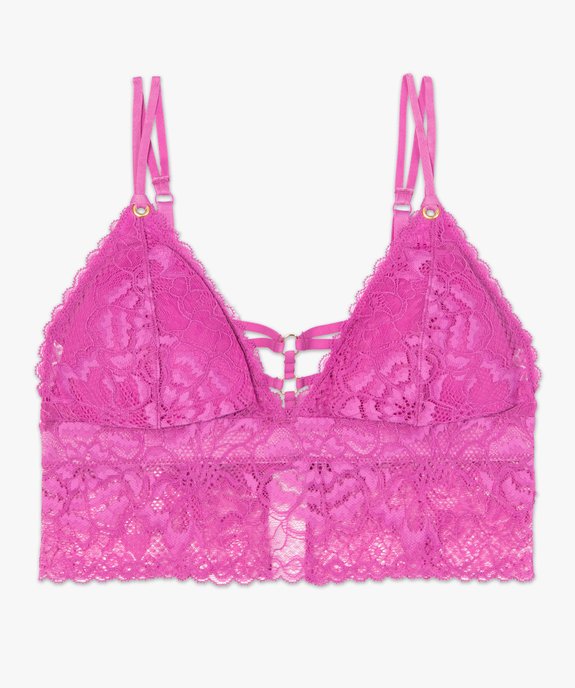 Soutien-gorge femme triangle forme bralette vue4 - GEMO(HOMWR FEM) - GEMO