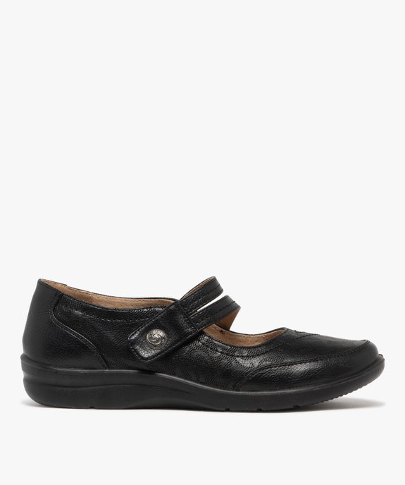 Ballerines confort à double bride scratch femme vue1 - G'FLEX - GEMO