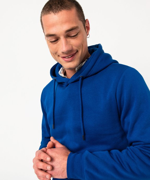 Sweat à capuche intérieur molletonné homme vue2 - GEMO 4G HOMME - GEMO